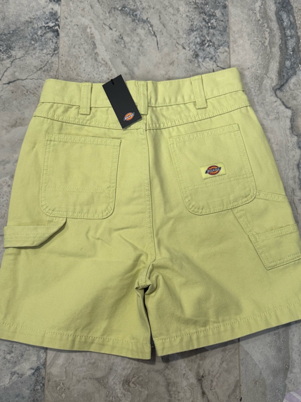 Dickies High-Waist Women's Shorts in Pale Green - Picture 3 of 8